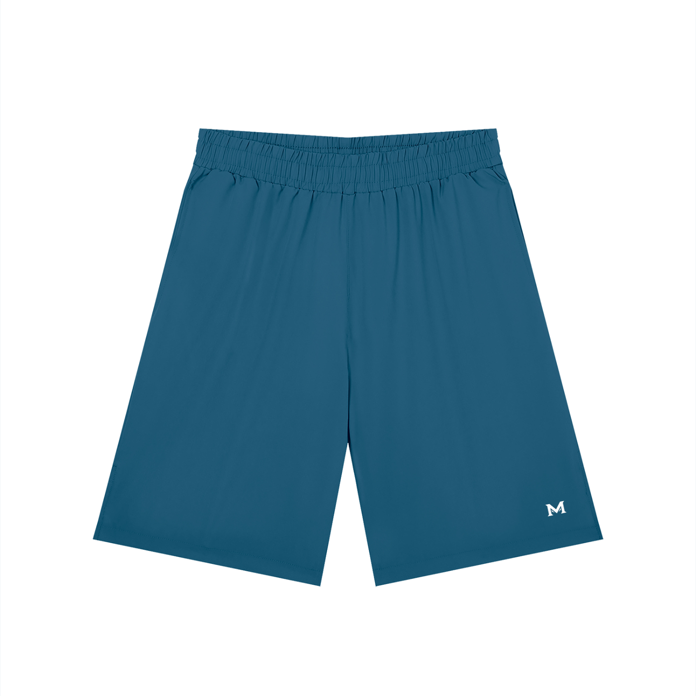 Men’s Solid Elastic Waist Shorts